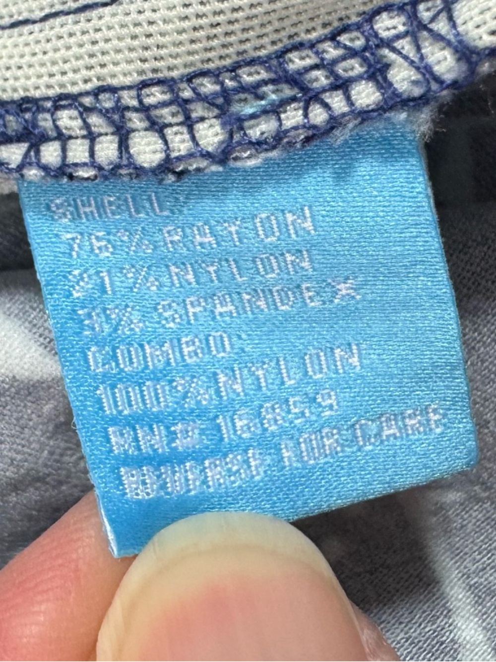 J McLaughlin Masie Pants Blue White Palm Pagoda Print - Picture 5 of 10